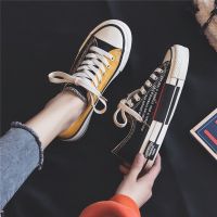 帆布鞋男学生鞋子男板鞋男韩版情侣潮流休闲百搭平底社会男生鞋子