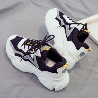 夏季新款运动鞋男韩版百搭潮流帆布鞋老爹男鞋子ins夜光休闲板鞋