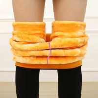 冬季加绒加厚打底裤外穿超厚保暖裤高腰显瘦一体特厚棉裤女