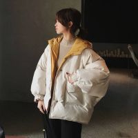 双面穿短款棉衣女2019冬季新款韩版学生加厚外套宽松ins面包服潮