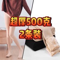 秋冬款加厚防勾丝连裤袜外穿加绒肉色丝袜高腰打底裤女