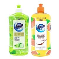 正品离子去油洗洁精西柚柠檬护手食品果蔬无残留家庭装 500g*2瓶(西柚去腥+柠檬护手)