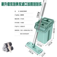 大号免手洗平板拖把懒人家用擦木地板神器干湿两用旋转吸水墩布桶