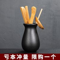 茶道六君子黑檀木茶夹茶针杯架茶勺茶艺组合零配套装功夫茶具配件