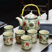 景德镇大号茶壶茶具茶盘陶瓷青花瓷功夫茶具家用简约现代套装特价