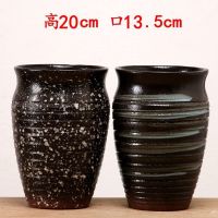 粗陶多肉花盆大号老桩陶罐简约家居装饰景观透气法师陶瓷花盆促销