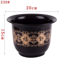 (送托盘)加厚仿陶瓷花盆大号种花种树花盆兰花月季绿萝树脂塑料