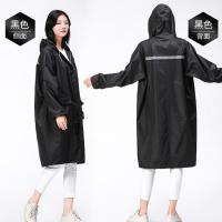时尚加长徒步雨衣成人连体男女骑行户外旅游加厚雨披长款防护风衣