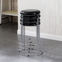 加厚钢筋凳凳子时尚换鞋凳铁凳铁圆凳子地毯皮凳子收纳凳小凳子