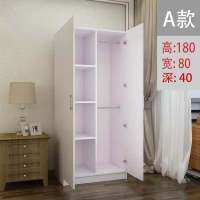 衣柜实木简约现代经济型组装家用卧室柜子定制简易儿童收纳大衣橱