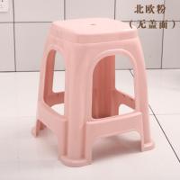大号塑料凳子家用加厚高凳熟胶椅子胶凳成人餐厅凳餐桌方凳