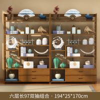 博古架实木中式家具摆件多宝阁古董架展示柜茶叶架置物架仿古书柜