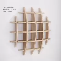 博古架实木现代简约多宝阁中式壁挂式挂墙茶架子置物架茶具架展示