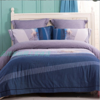 水星家纺2019秋冬全棉磨毛四件套伊凡森被套床单专柜正品