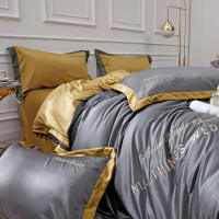 床单四件套冰丝天丝被套真丝双人北欧公主风欧式简约网红同款夏季