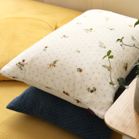 小米馍馍 | 乳白碎花 | 加厚暖绒韩式田园 单件床单床笠枕套被套