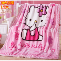双层双面加厚拉舍尔儿童毛毯 单人幼儿园被子办公室盖云毯子春秋