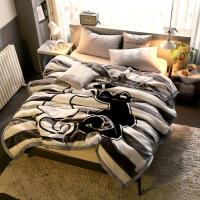 法兰绒8斤加厚10斤学生宿舍毛毯被子冬季6x7沙发垫冬季午睡单双人