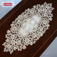 绣花桌布外贸刺绣餐桌布艺欧式现代美式田园茶几巾盖巾镂空餐桌垫