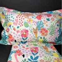 山东纯棉帆布床单三件套 夏季软凉席 老粗布吸汗透气