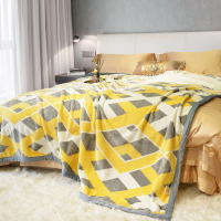 高档保暖牛奶绒加厚云毯子双面珊瑚绒毛毯1米5盖毯加大冬季2m床单