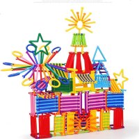 聪明魔术智慧棒积木多规格可选儿童拼插装男生女孩幼儿园益智玩具 78粒自封袋装（送图纸）