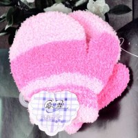 儿童手套秋冬连指包指手套可爱韩版保暖手套男童女童宝宝手套幼儿 粉色2双 3-5岁