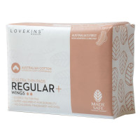 Lovekins Women卫生巾澳洲纯棉卫生巾 lovekins卫生巾 日用245mm*10片