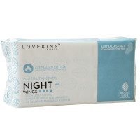 Lovekins Women卫生巾 沐歆澳洲纯棉 lovekins卫生巾超长夜用350mmve*6片