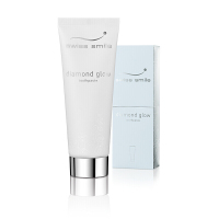 金色微笑牙膏swiss smile 瑞士微笑金色牙刷牙膏套装钻石雪白活力本牙膏75ml