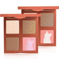 新款 多色修容粉遮瑕鬓角立体影高光修容盘粉侧影粉饼鼻影修颜