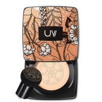 [网红同款]U.YI尤一小蘑菇头气垫 bb霜抖音女粉底液cc素颜遮瑕保湿学生提亮肤色