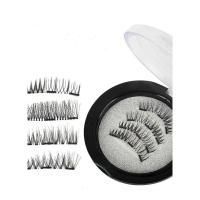 新款 3D磁铁假睫毛 手单磁铁 双磁铁免胶磁性眼睫毛快速货
