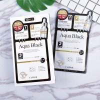 彩虹三部曲面膜本期热推，韩国彩虹三部曲面膜25ml*10片 蓝莓保湿紧致面膜 2019年5月