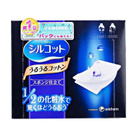 寇舒化妆棉尤妮佳化妆棉二分之一化妆棉拍爽肤水专用龙妮佳优尼佳12舒寇