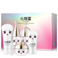 韩纪(HanKey) 韩纪小鸡蛋水嫩幼滑保湿六件套面部滋润嫩肤补水护肤品化妆品套装礼盒 六件套组合