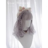 洛丽塔假发[独角兽]lolitaLO娘仙气双马尾仙女微卷洛丽塔原宿软妹 灰色独角兽