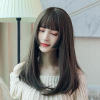 洛丽塔假发假发女长发公主切 可爱洛丽塔网红中长发内扣修脸姬发式全头发套 冷棕色