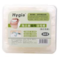 海吉亚牙线牙线棒单支包装60支装×3盒