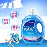 泊泉雅 清新洁净洗衣液4斤清新花香衣物护理洗涤剂瓶装