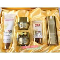 护肤品肤丽白金钻光学五合一美皙白去去班去褪套装