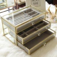 放夹子的小盒子欧式耳环耳钉发卡收纳盒头绳项链手镯整理盒置物架