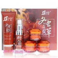 笑影冬虫夏五合一 笑影白里透红五件套化妆品护肤套装