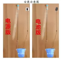 简易冲澡卫生间临时洗澡器小型家用便携式节水调节吸水泵套装宿舍