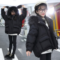 女童冬装短款棉服2020新款儿童装羽绒棉袄洋气外套中大童加厚棉衣