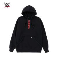 WWE潮牌2019冬季新款加绒宽松连帽印花套头卫衣外套潮男情侣同款