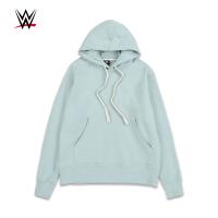 WWE潮牌2019冬季新款logo印花抓绒宽松连帽长袖套头卫衣外套男潮情侣同款