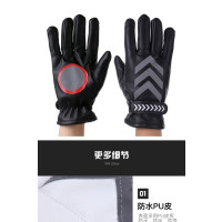 徽珩 摩托车骑行手套 防水防风皮手套 JC13