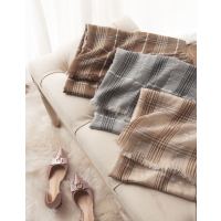 美利奴超细羊毛格型披肩