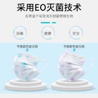 一次性儿童口罩中小学生宝宝花纹时尚口罩三层透气熔喷布批发